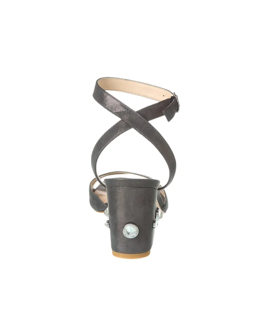 Stuart Weitzman Allshine 75 Suede Block Sandal