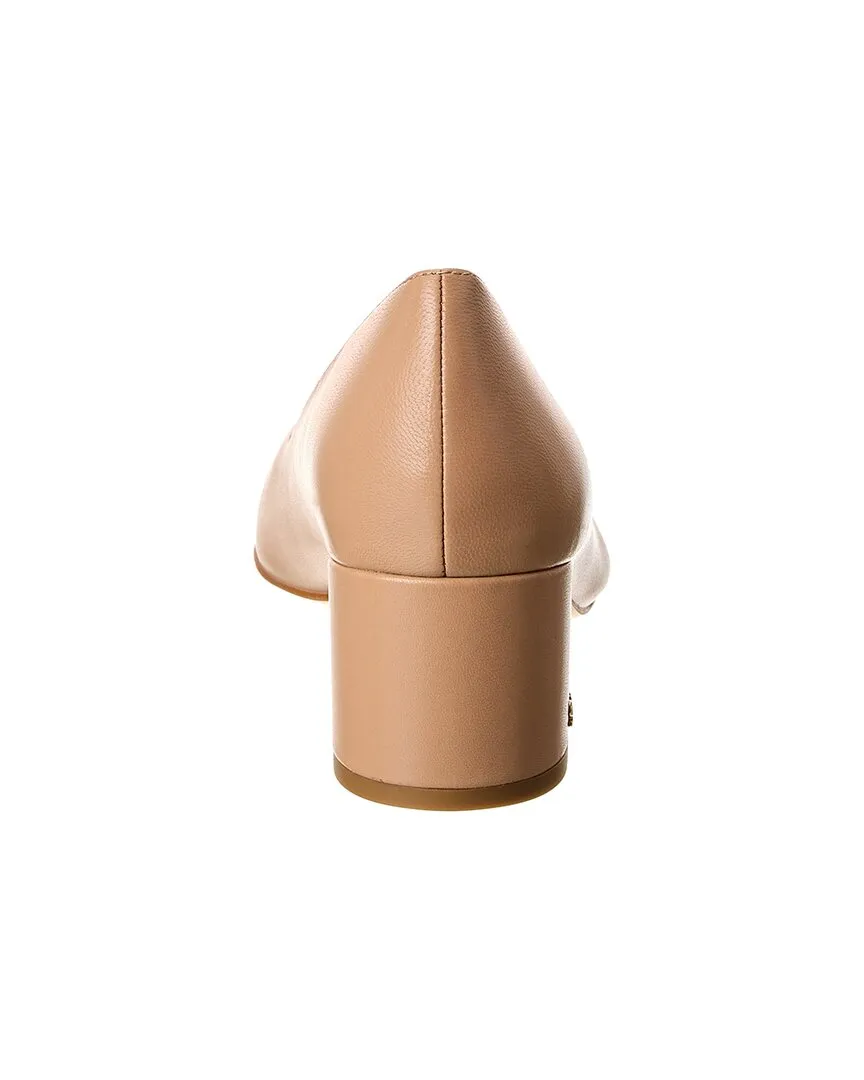 Stuart Weitzman Bridget 50 Block Leather Pump