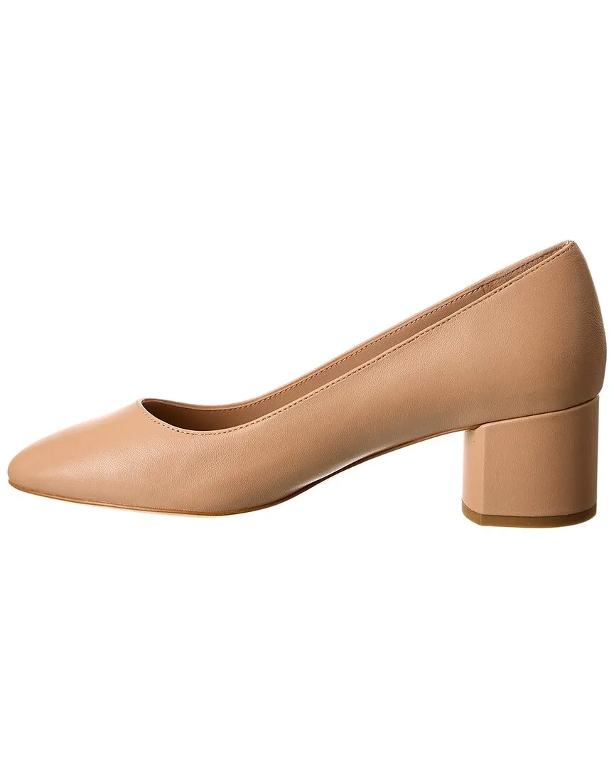 Stuart Weitzman Bridget 50 Block Leather Pump