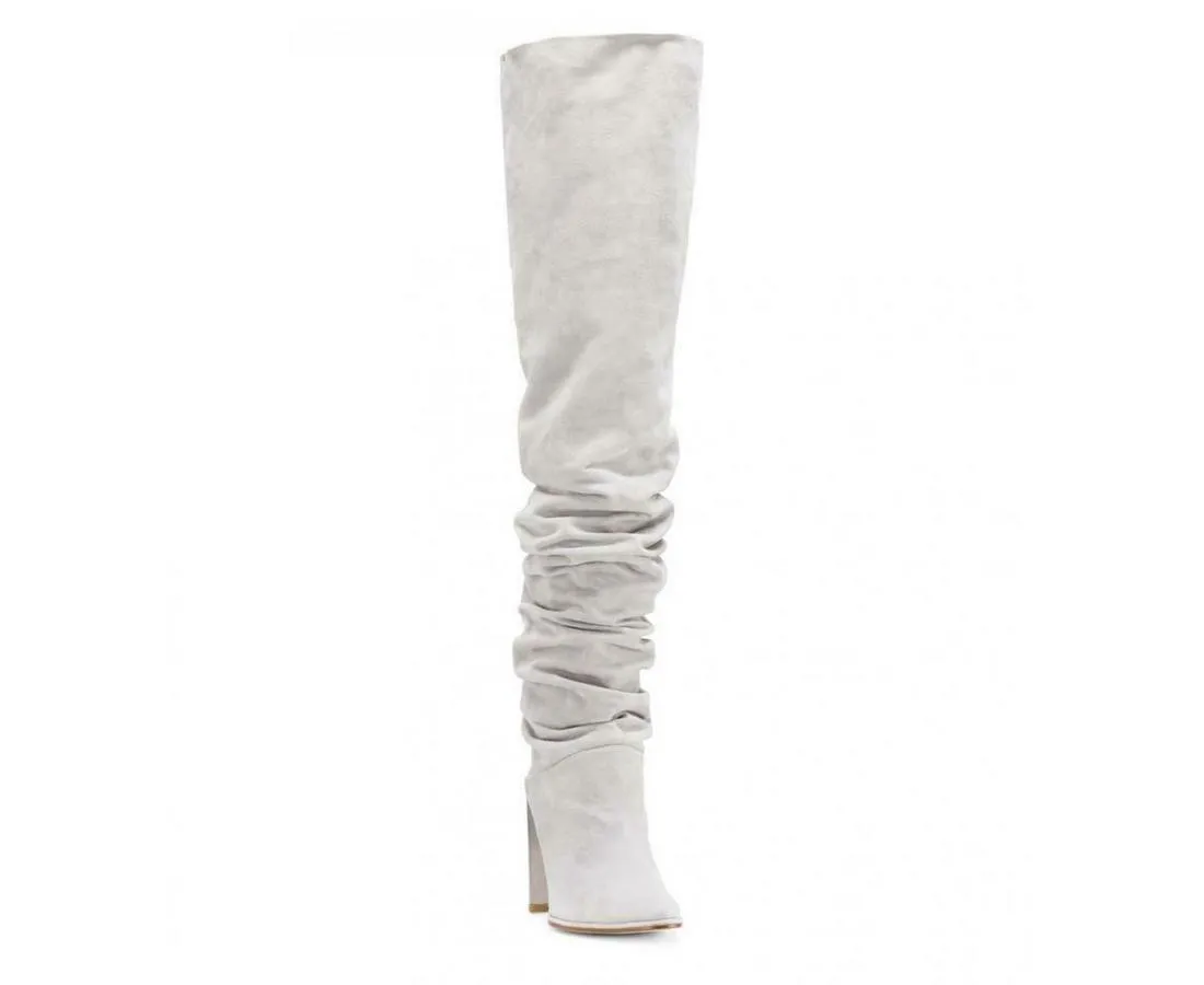 Stuart Weitzman Women's  Histyle Perla Suede Over-the-knee Boot