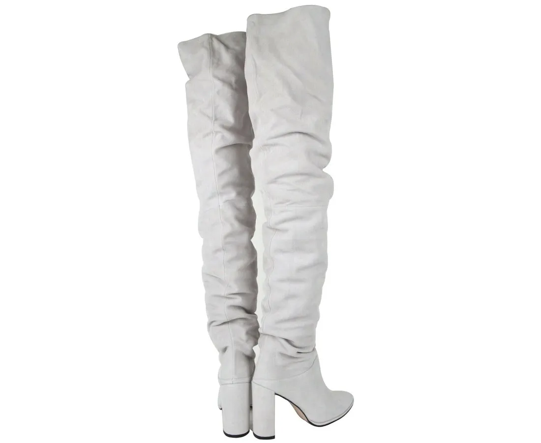 Stuart Weitzman Women's  Histyle Perla Suede Over-the-knee Boot