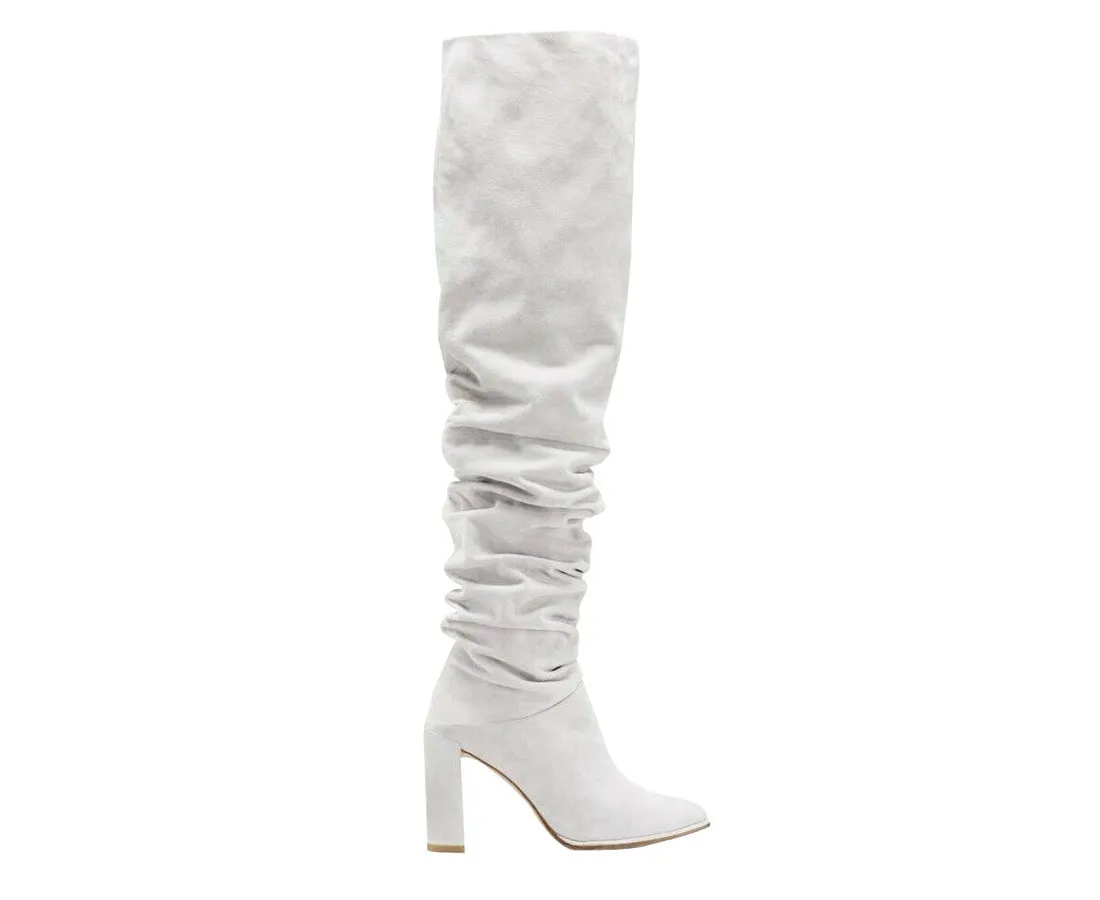 Stuart Weitzman Women's  Histyle Perla Suede Over-the-knee Boot