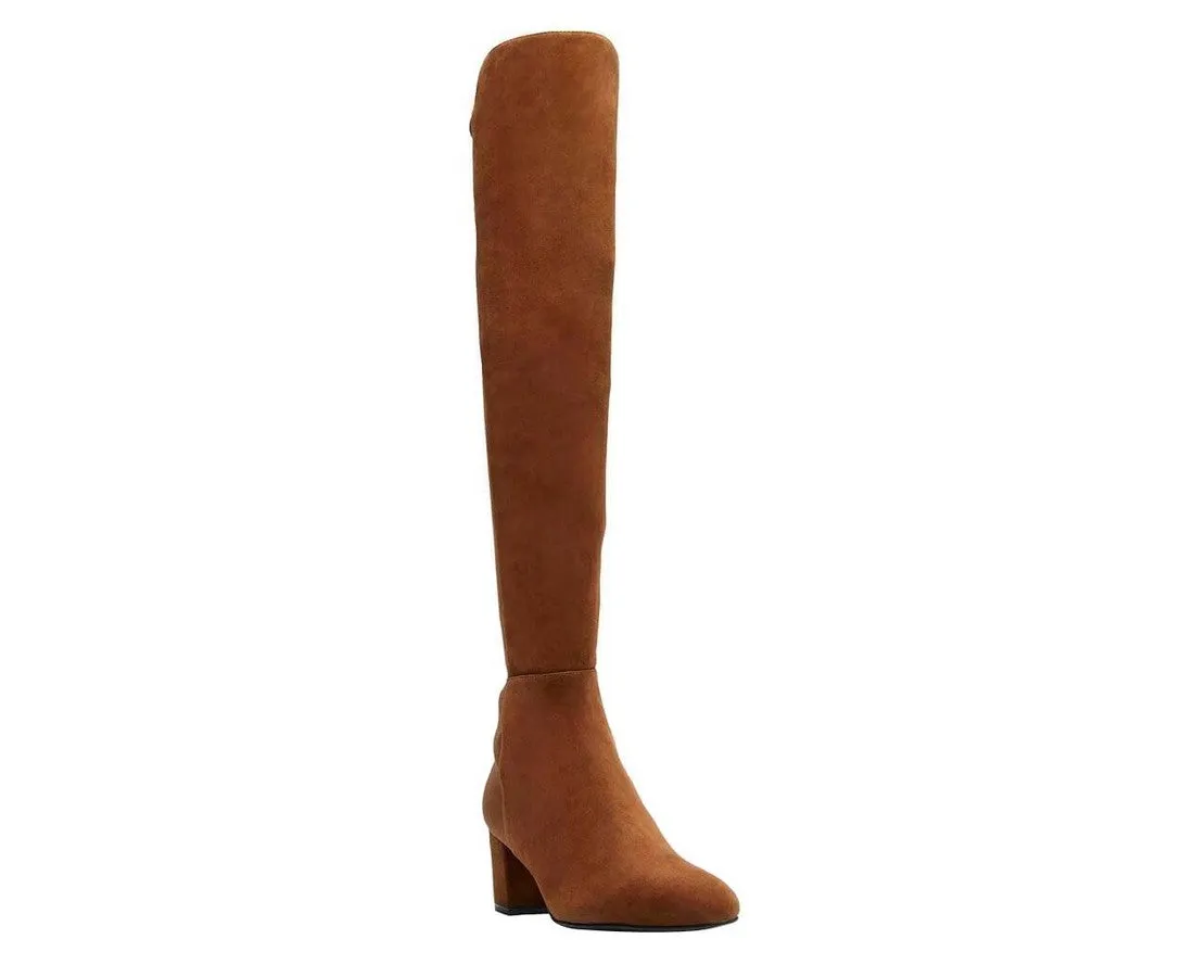Stuart Weitzman Women's Suede Heel Knee High Boots