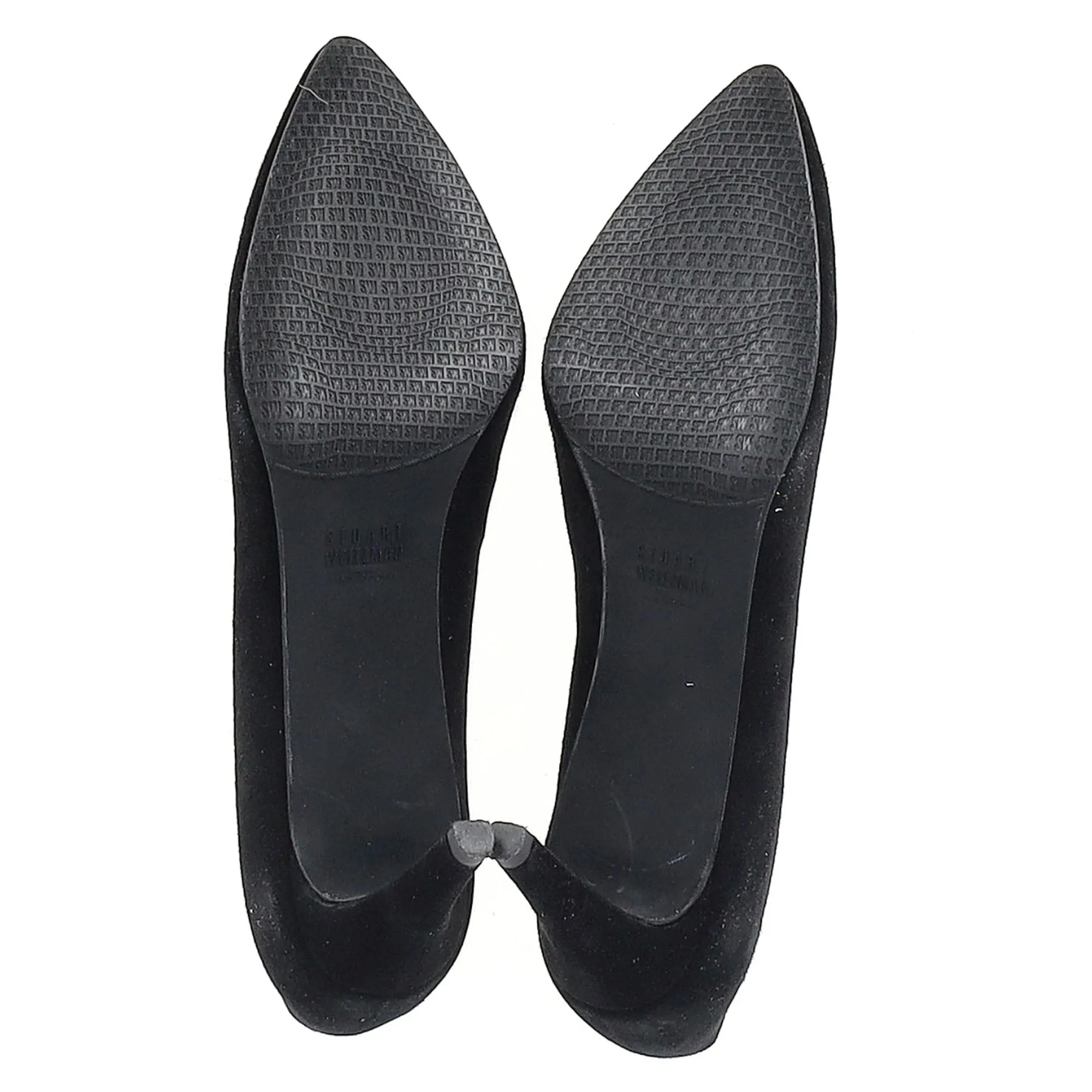Stuart Weitzman x Russell & Bromley Pumps in Black Suede