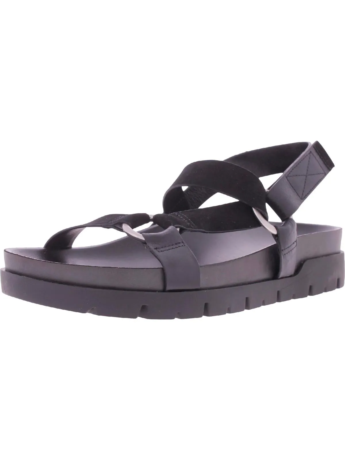 Tala Womens Leather Ankle Strap Slingback Sandals