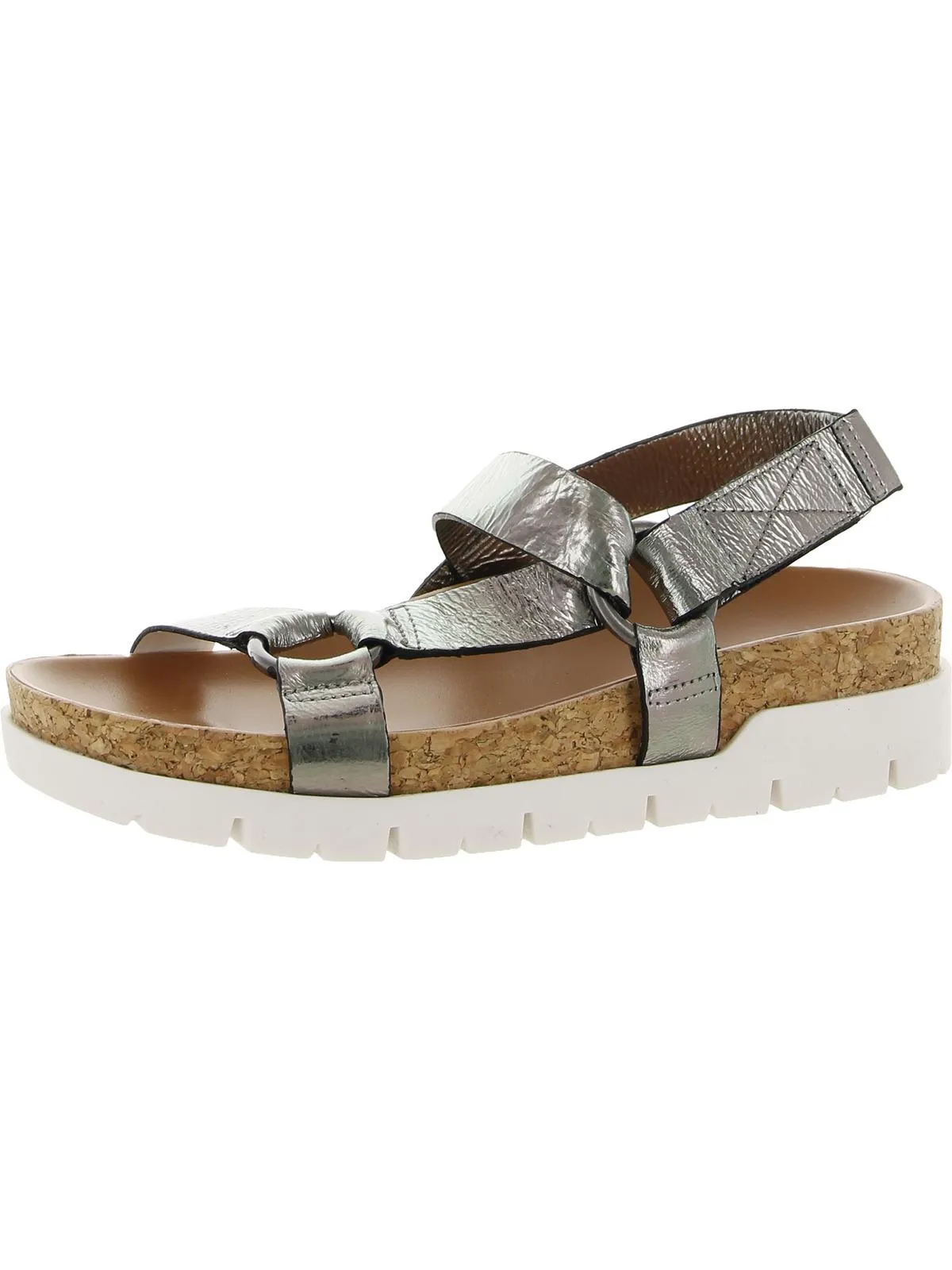 Tala Womens Leather Ankle Strap Slingback Sandals