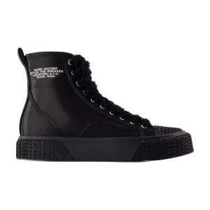 The High Top Sneakers - Synthetic - Black
