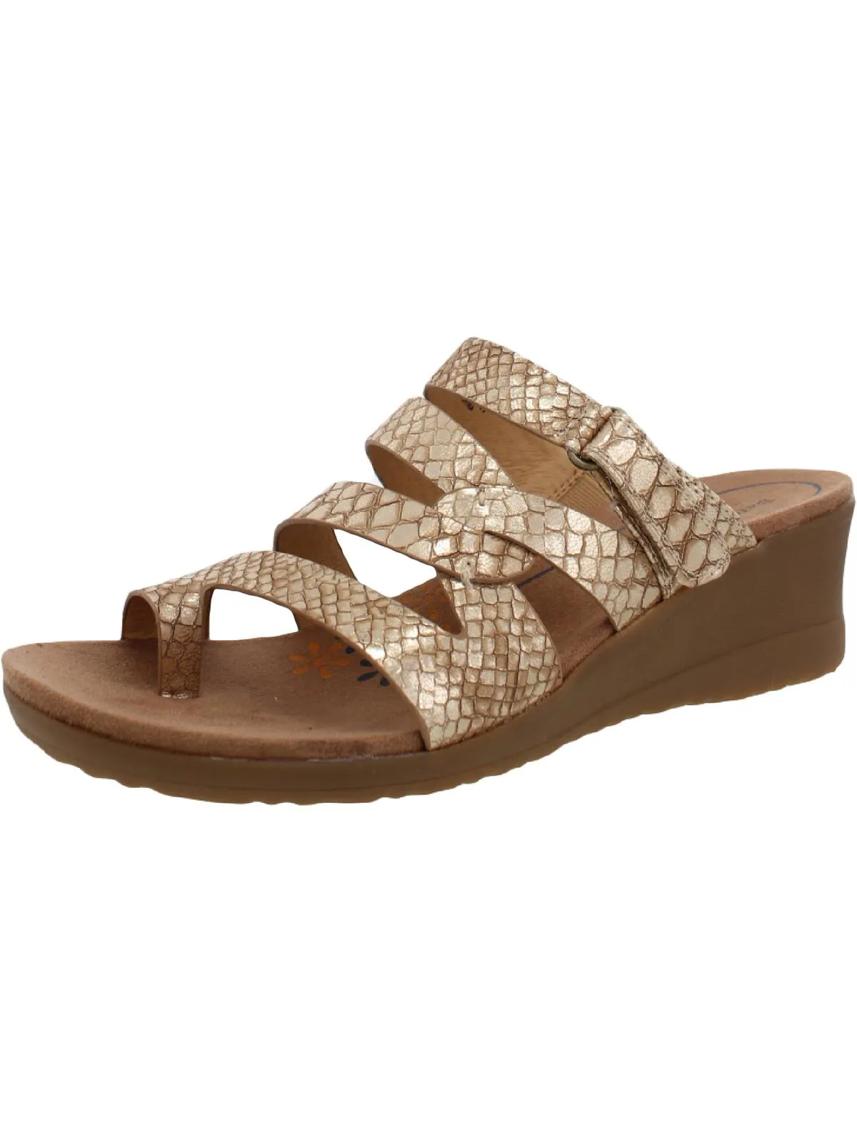 Theanna Womens Slip On Wedge Sandals