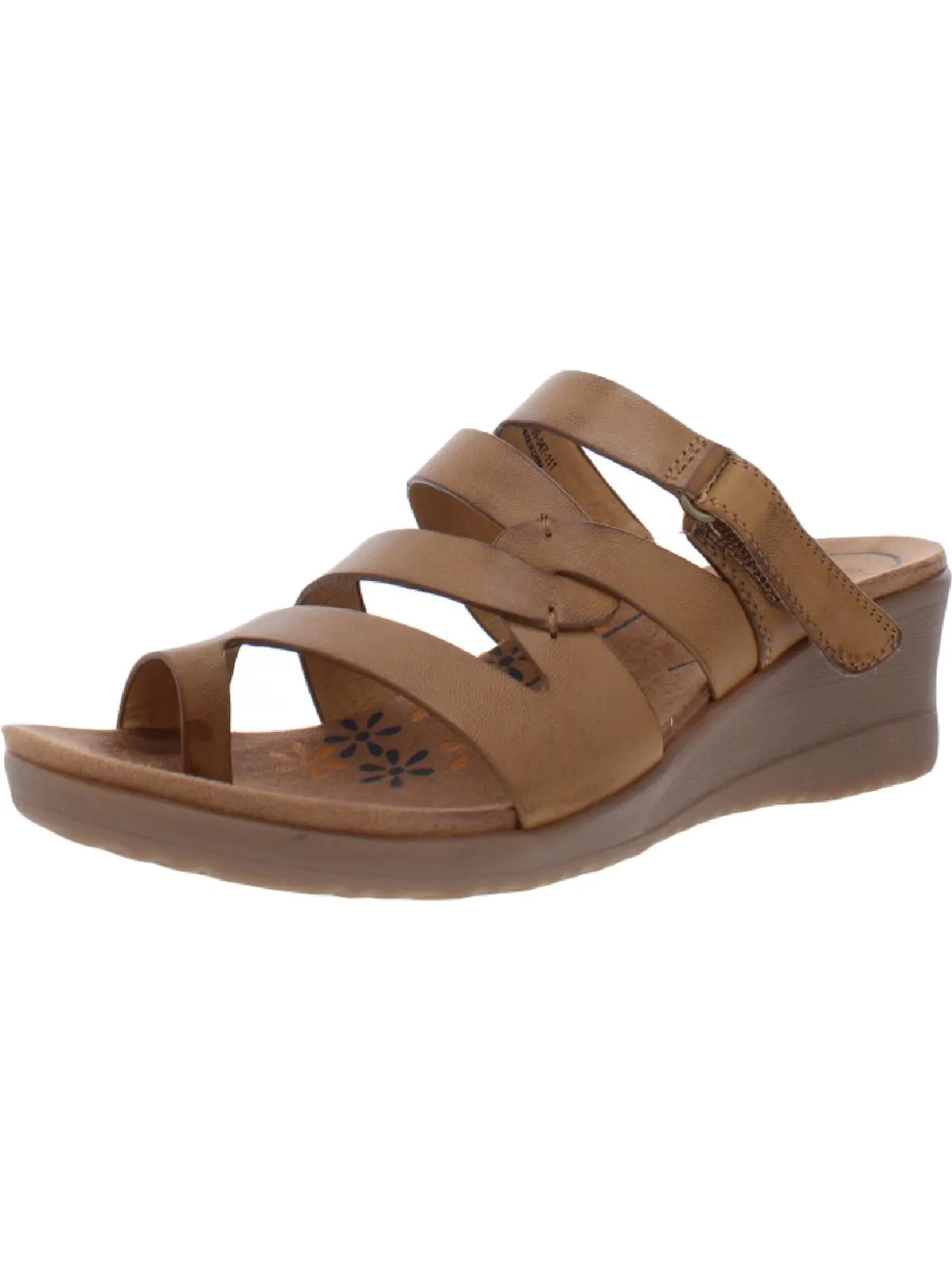 Theanna Womens Slip On Wedge Sandals