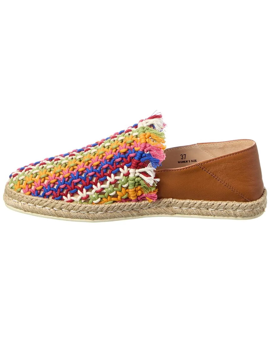 TODs Gomma Leather Espadrille