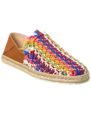 TODs Gomma Leather Espadrille