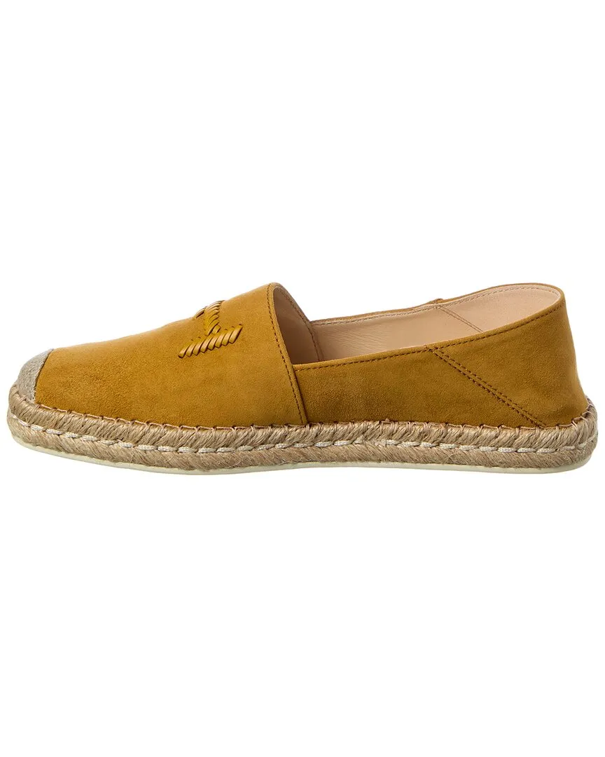 TODs Gomma Suede Espadrille