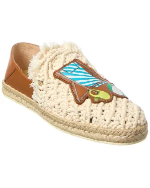 TODs Leather Espadrille