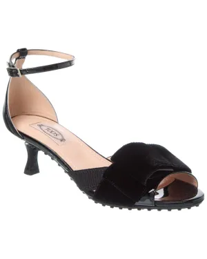 TODs Logo Patent Sandal