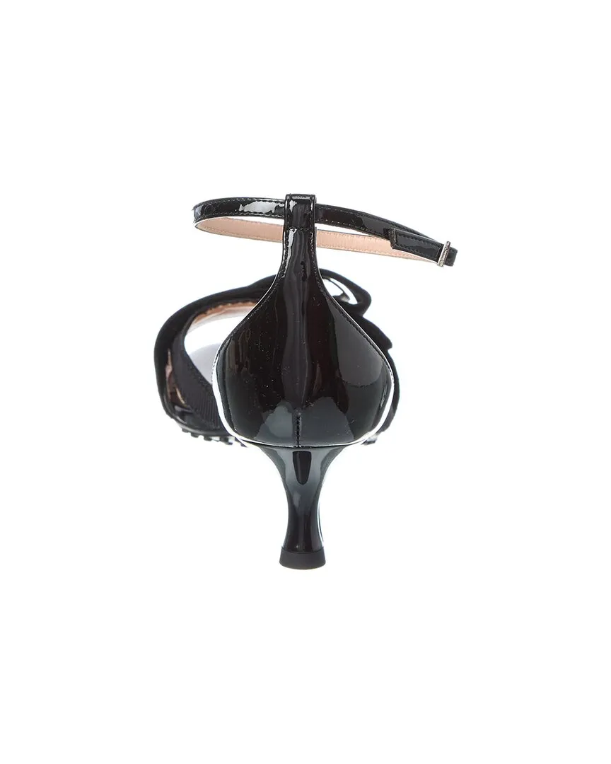 TODs Logo Patent Sandal