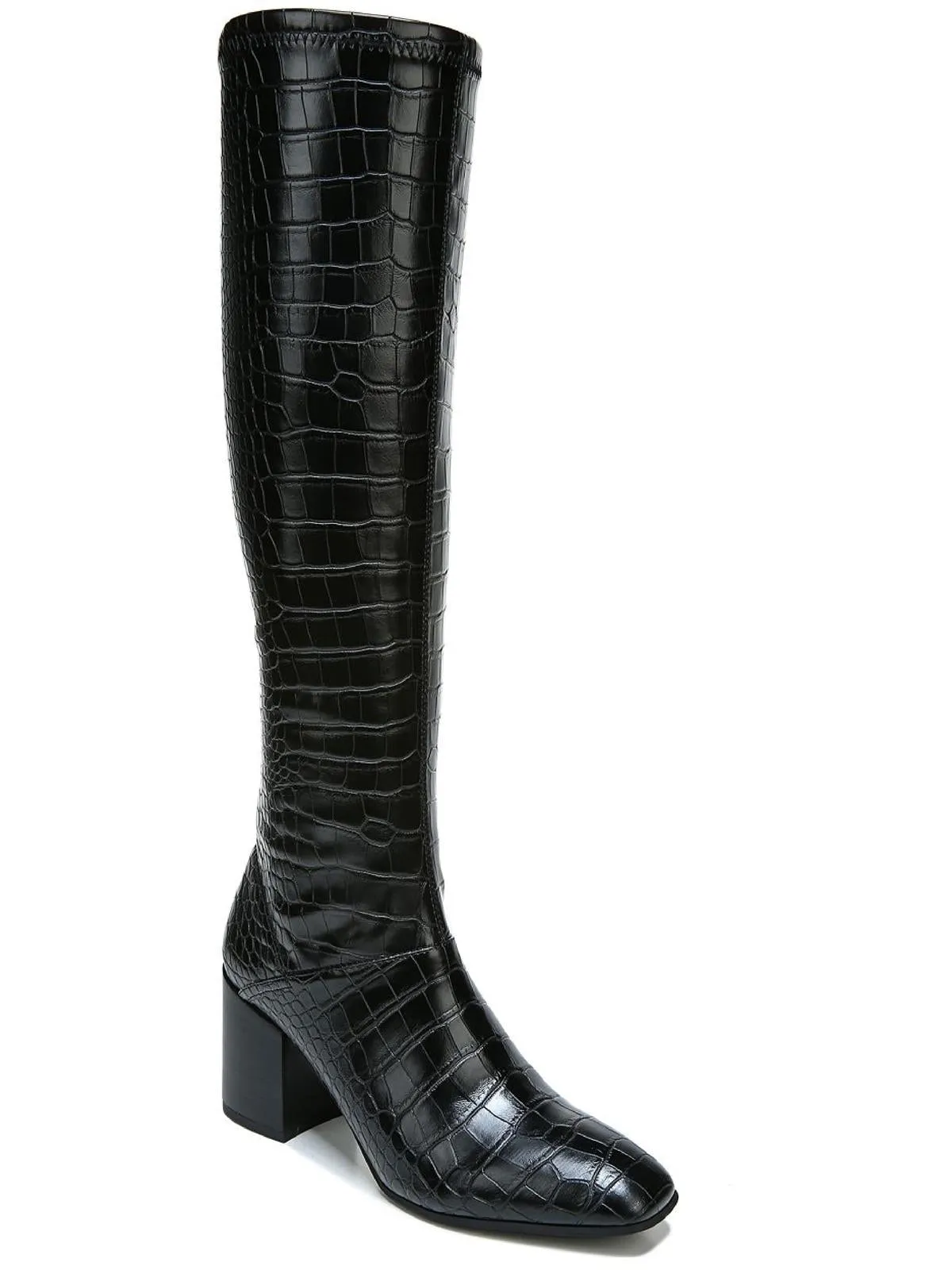 Tribute Womens Zipper Faux Leather Mid-Calf Boots