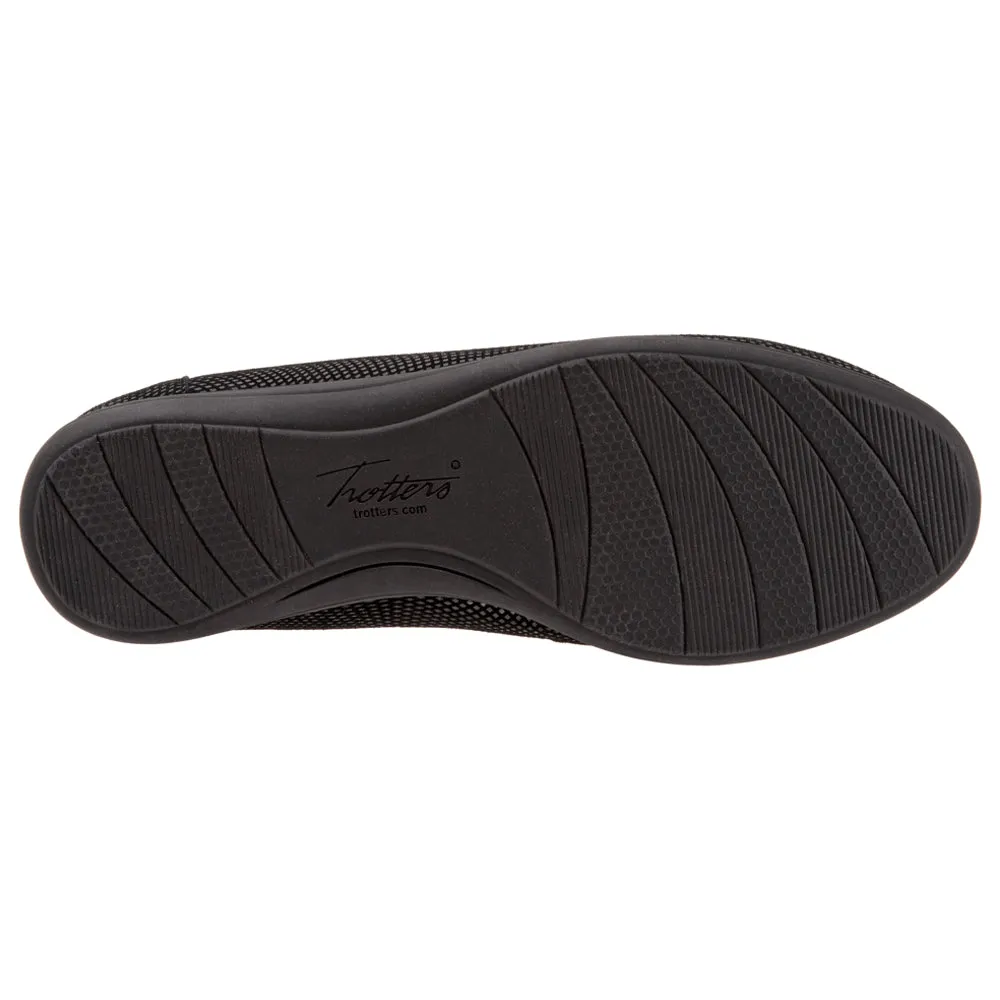 Trotters Deanna Slip-On Black Mini Dots (Women's)
