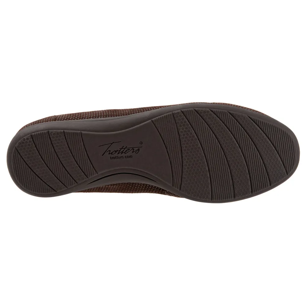 Trotters Deanna Slip-On Brown Mini Dots (Women's)
