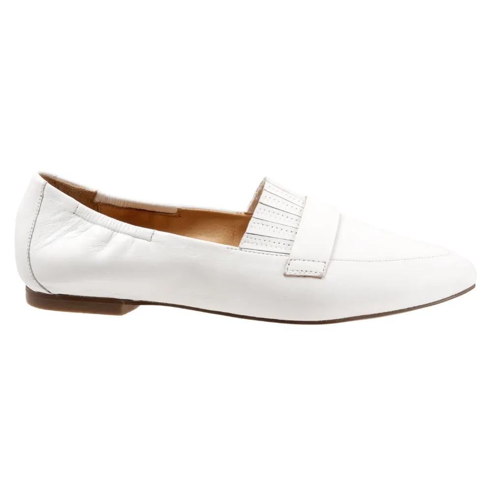 Trotters Emotion White Leather Slip-On (Women's)