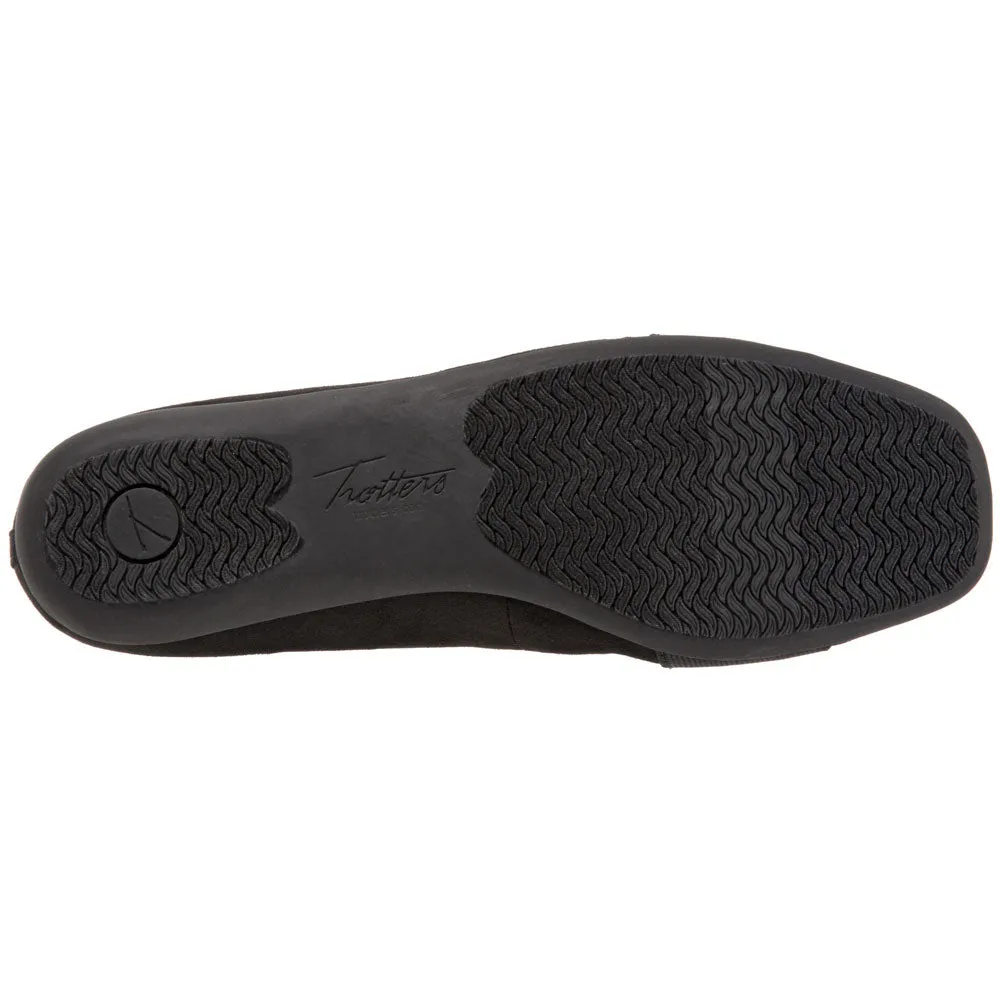 Trotters Samantha Black Micro Flat Shoe (Women's)