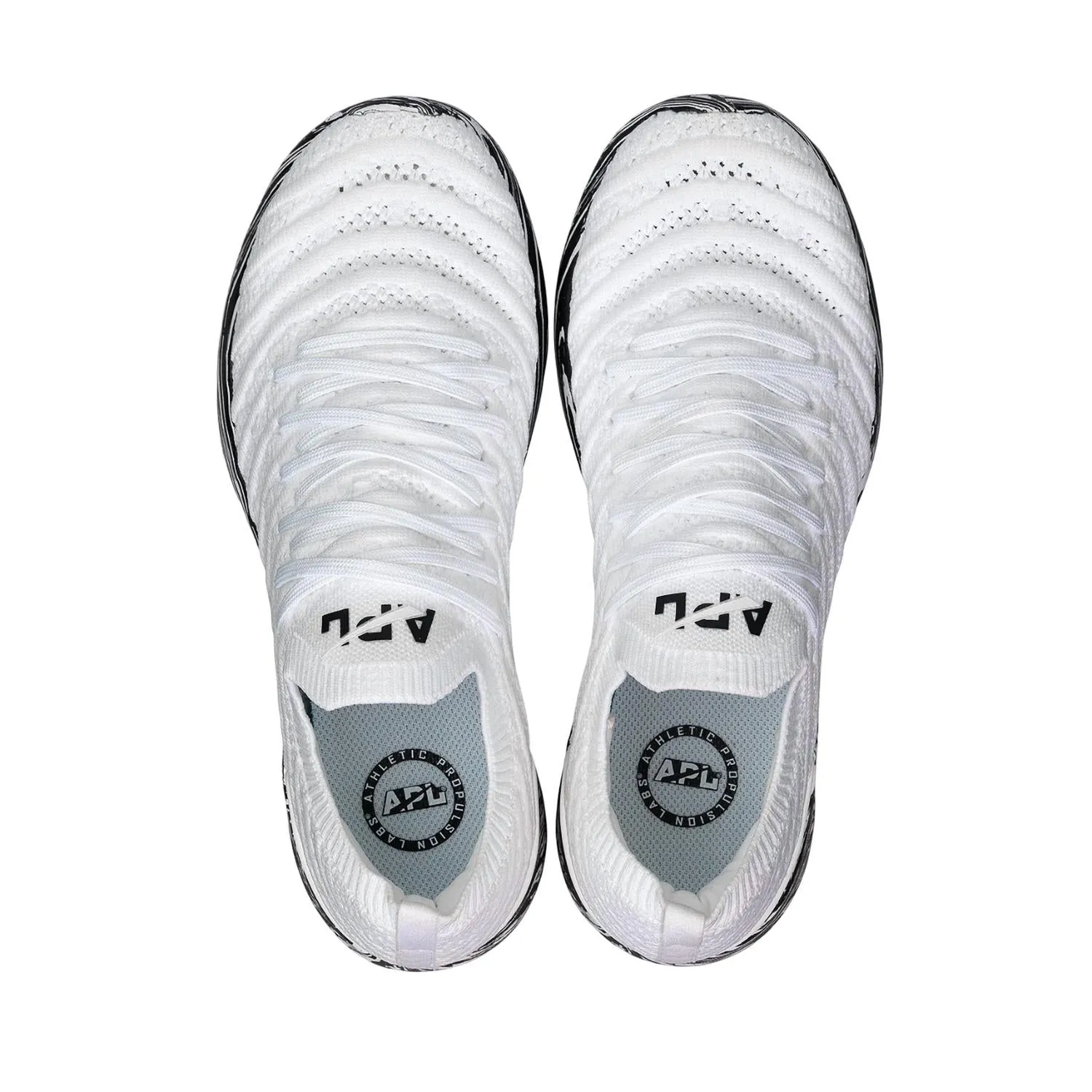 Unisex Techloom Wave Sneaker In White /black /marble
