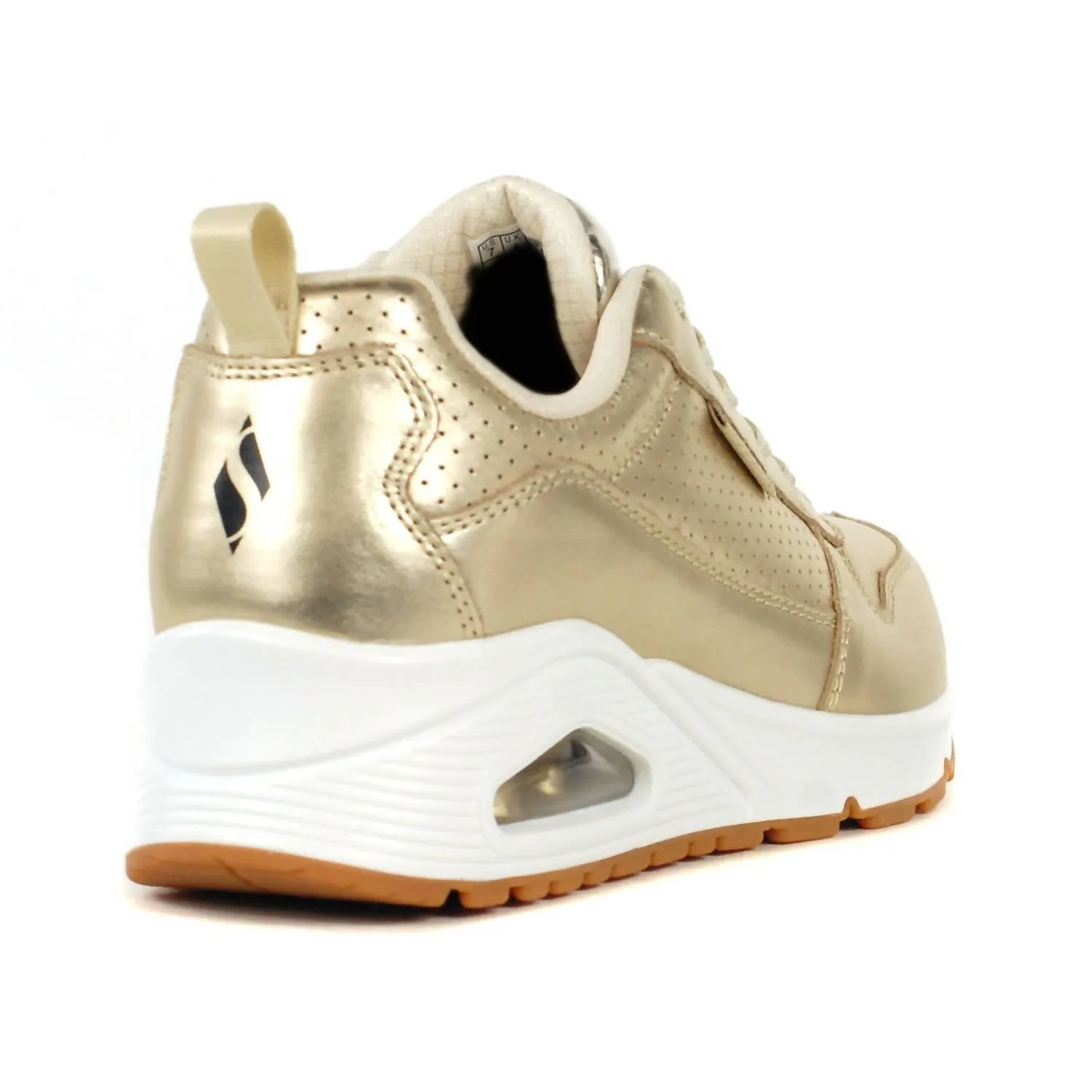 Uno Metallixs Sneakers In Champagne