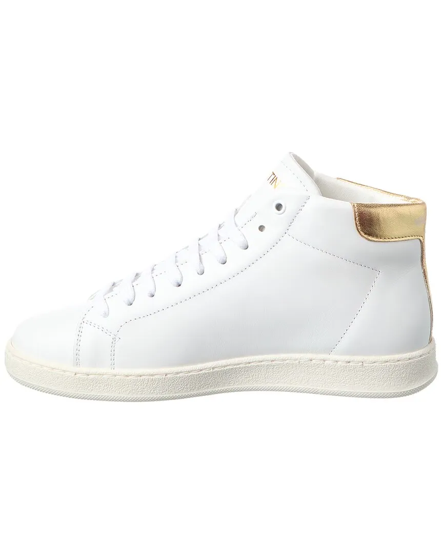 Valentino by Mario Valentino Gaia Leather High-Top Sneaker