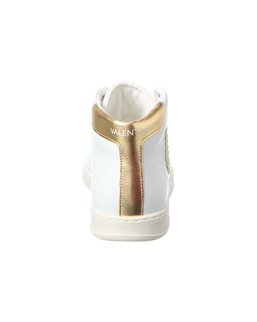 Valentino by Mario Valentino Gaia Leather High-Top Sneaker