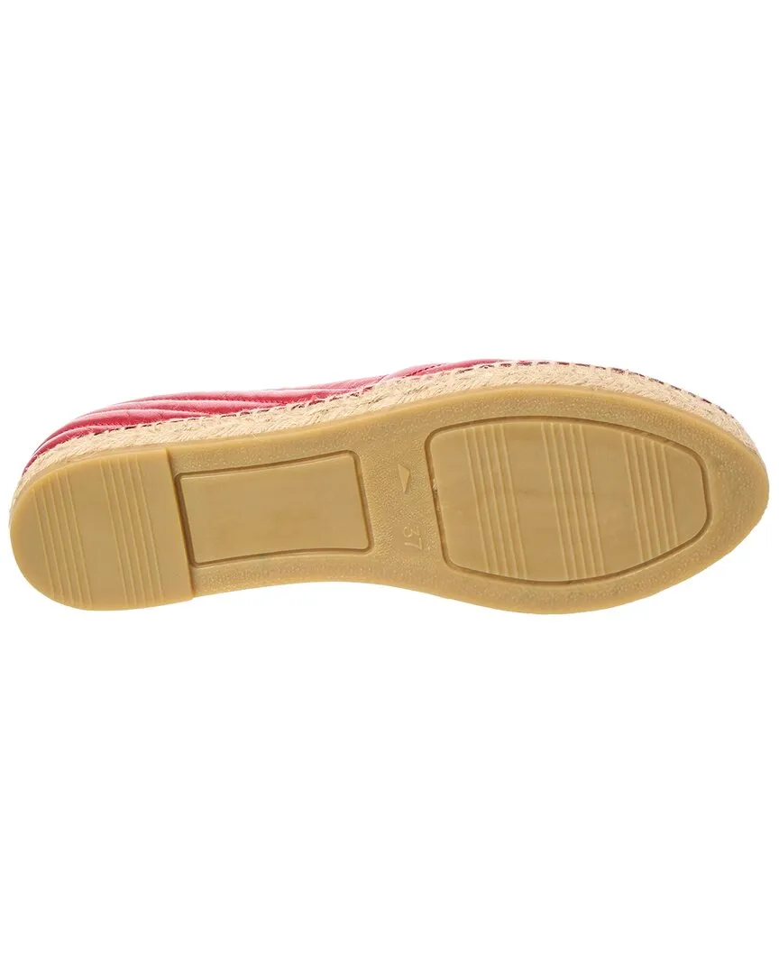 Valentino by Mario Valentino Guendalina Leather Espadrille