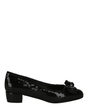 Vara Bow Sequin Pumps