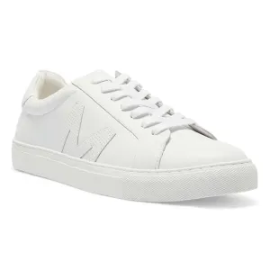 Varsity Sneaker in White Leather