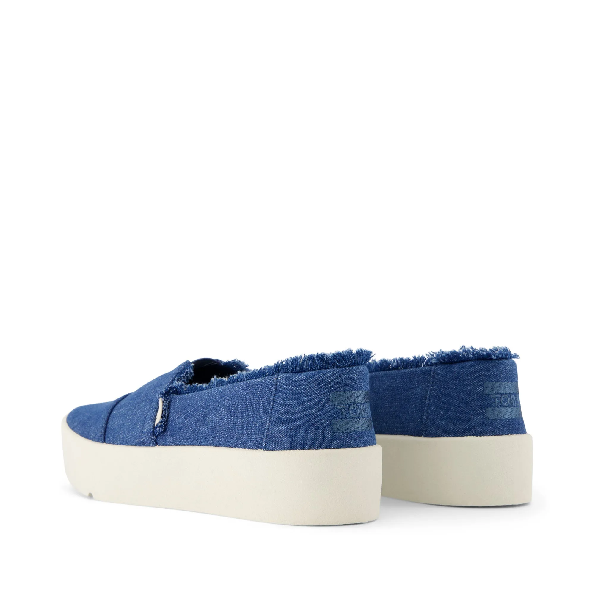 Verona Slate Blue Denim Slip On Sneaker