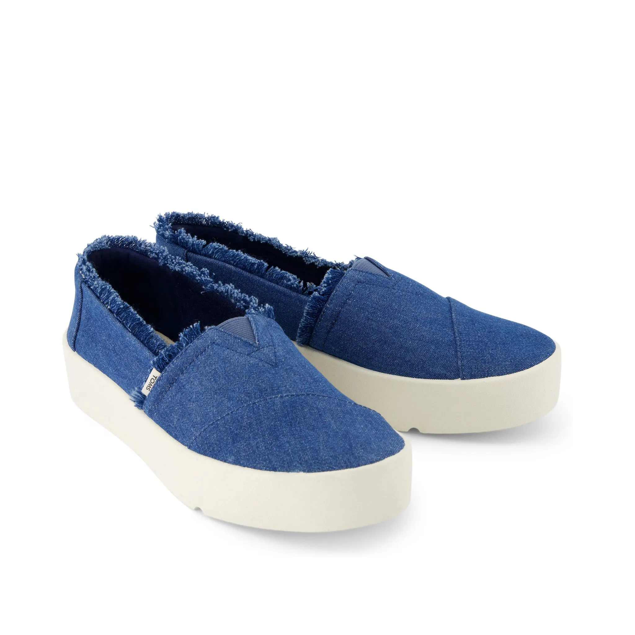 Verona Slate Blue Denim Slip On Sneaker