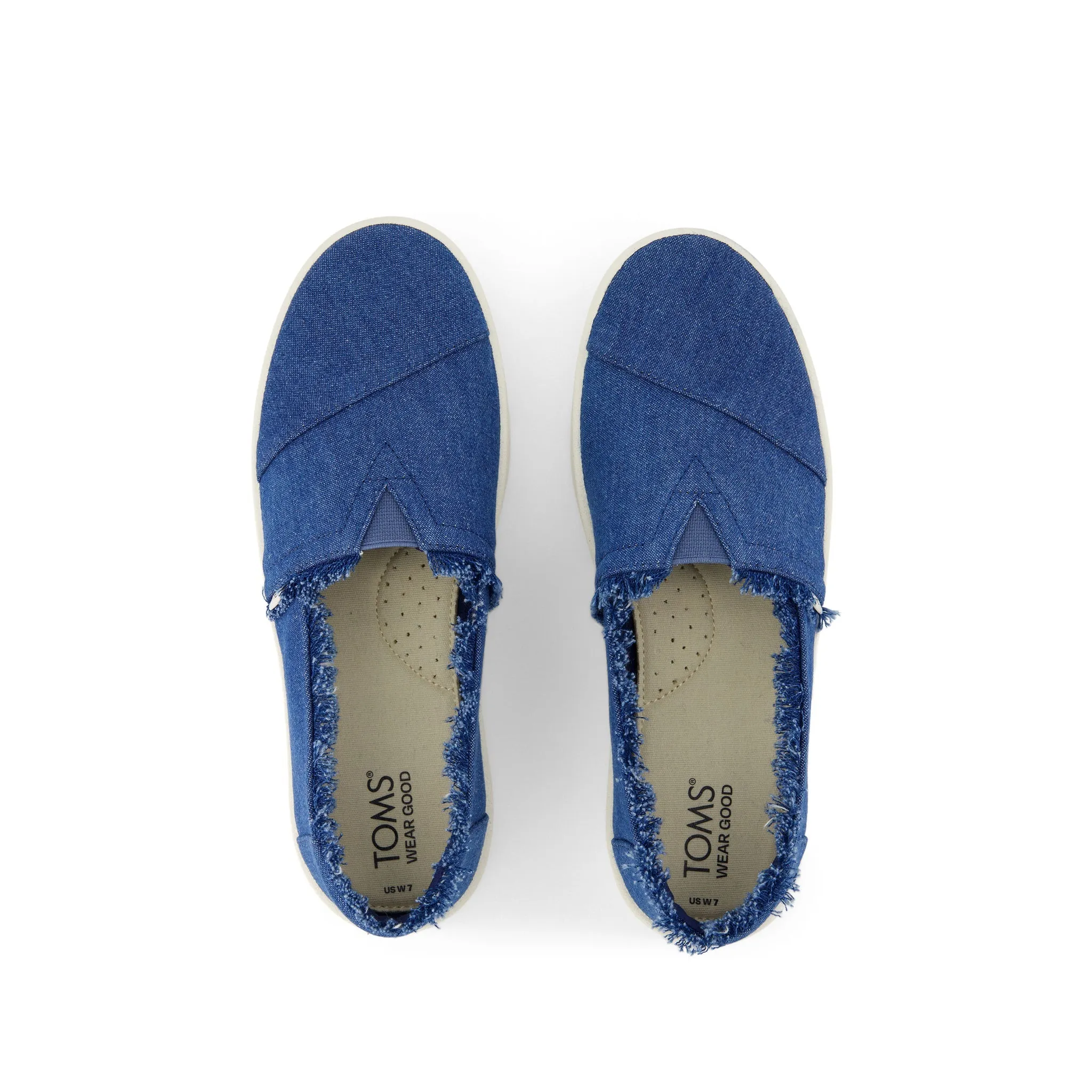 Verona Slate Blue Denim Slip On Sneaker
