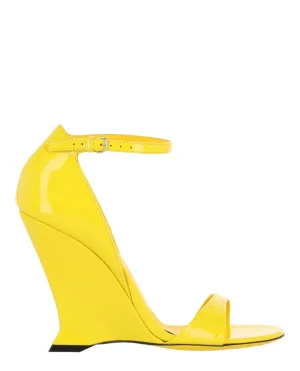 Vidette Patent Leather Wedge Sandals