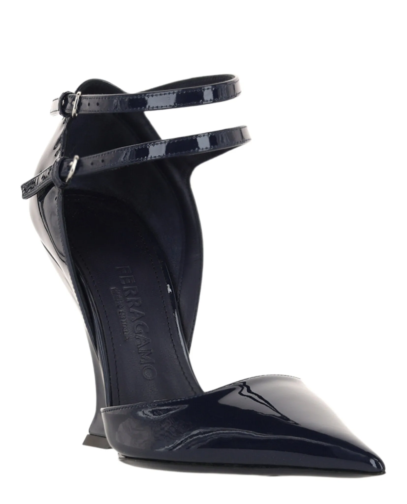 Vidya Patent Leather Wedge Heels