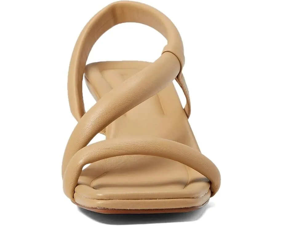 Vince Coline Sandal Women's US 7 Beige Leather Square Toe Slingback KHD1165