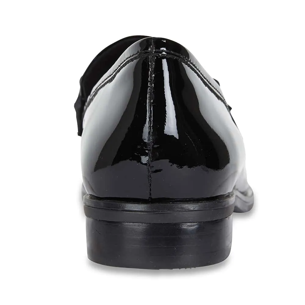 Wallis Loafer in Black Patent