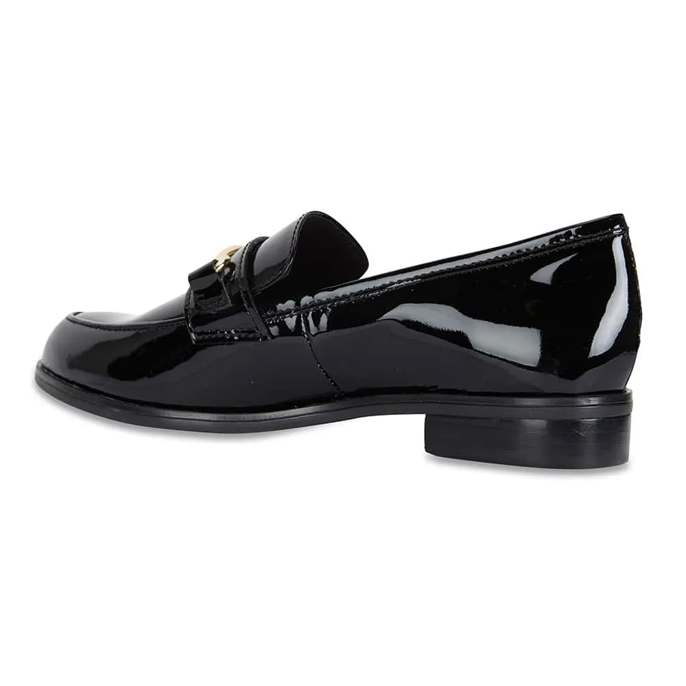 Wallis Loafer in Black Patent