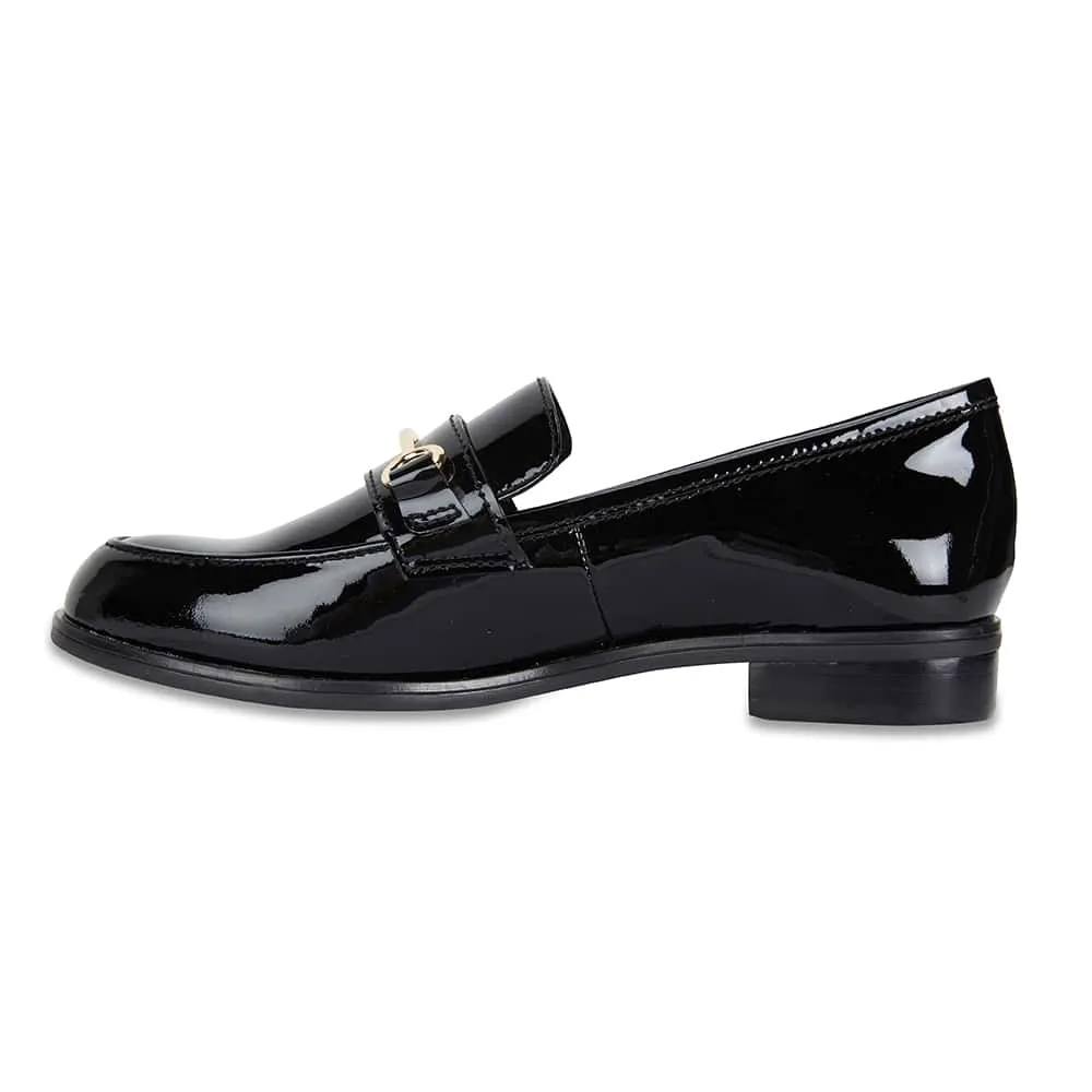 Wallis Loafer in Black Patent