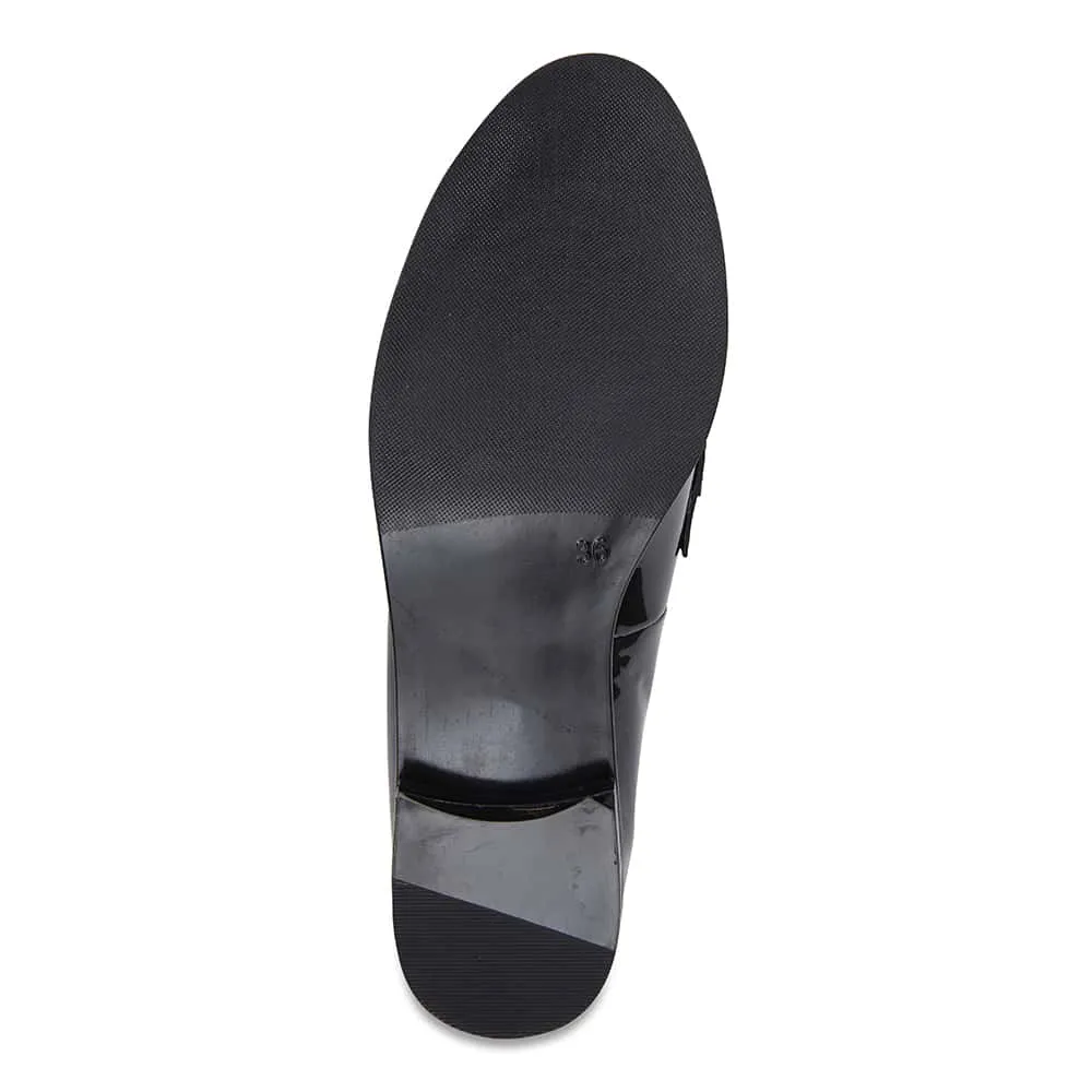 Wallis Loafer in Black Patent