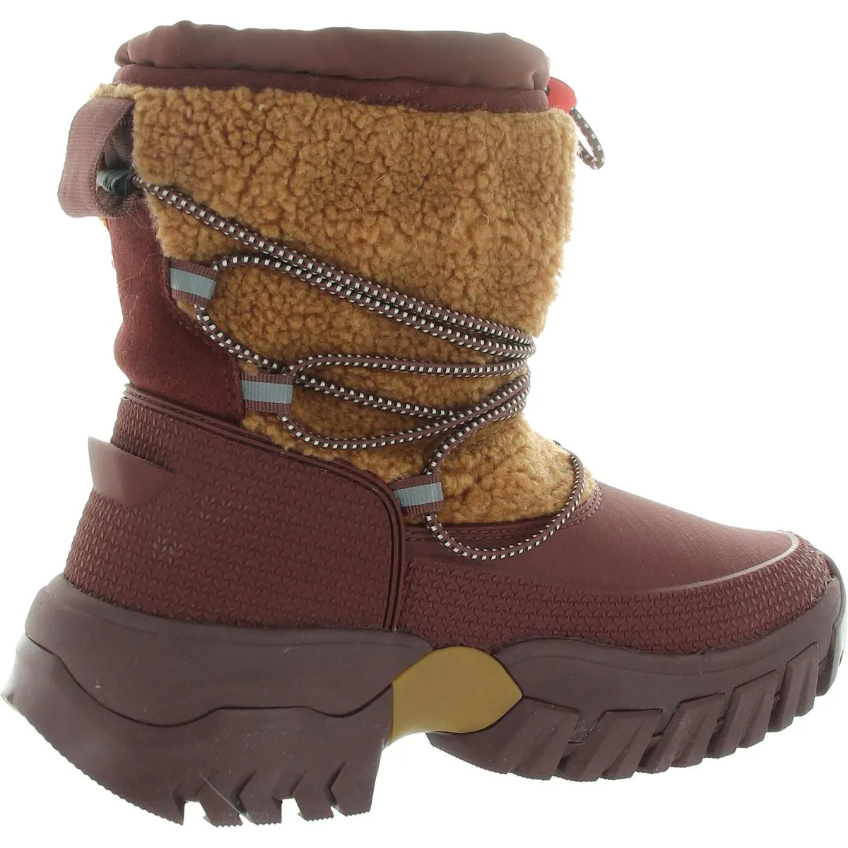 Wanderer Short Womens Faux Fur Cold Weather Winter & Snow Boots