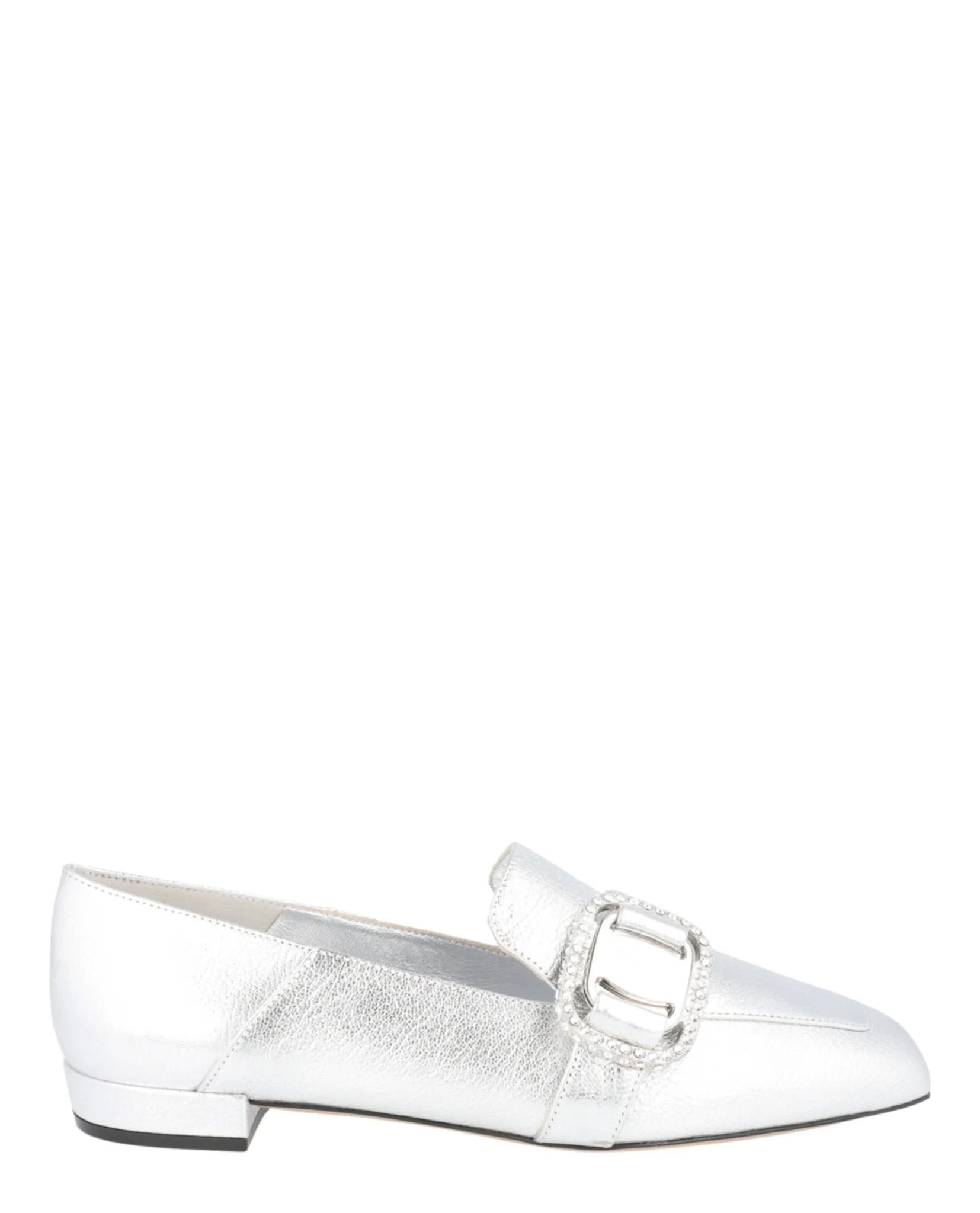 Wang 10 Metallic Leather Loafers