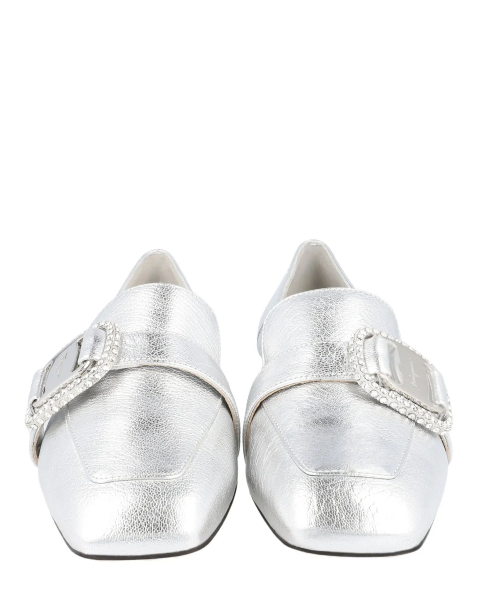 Wang 10 Metallic Leather Loafers