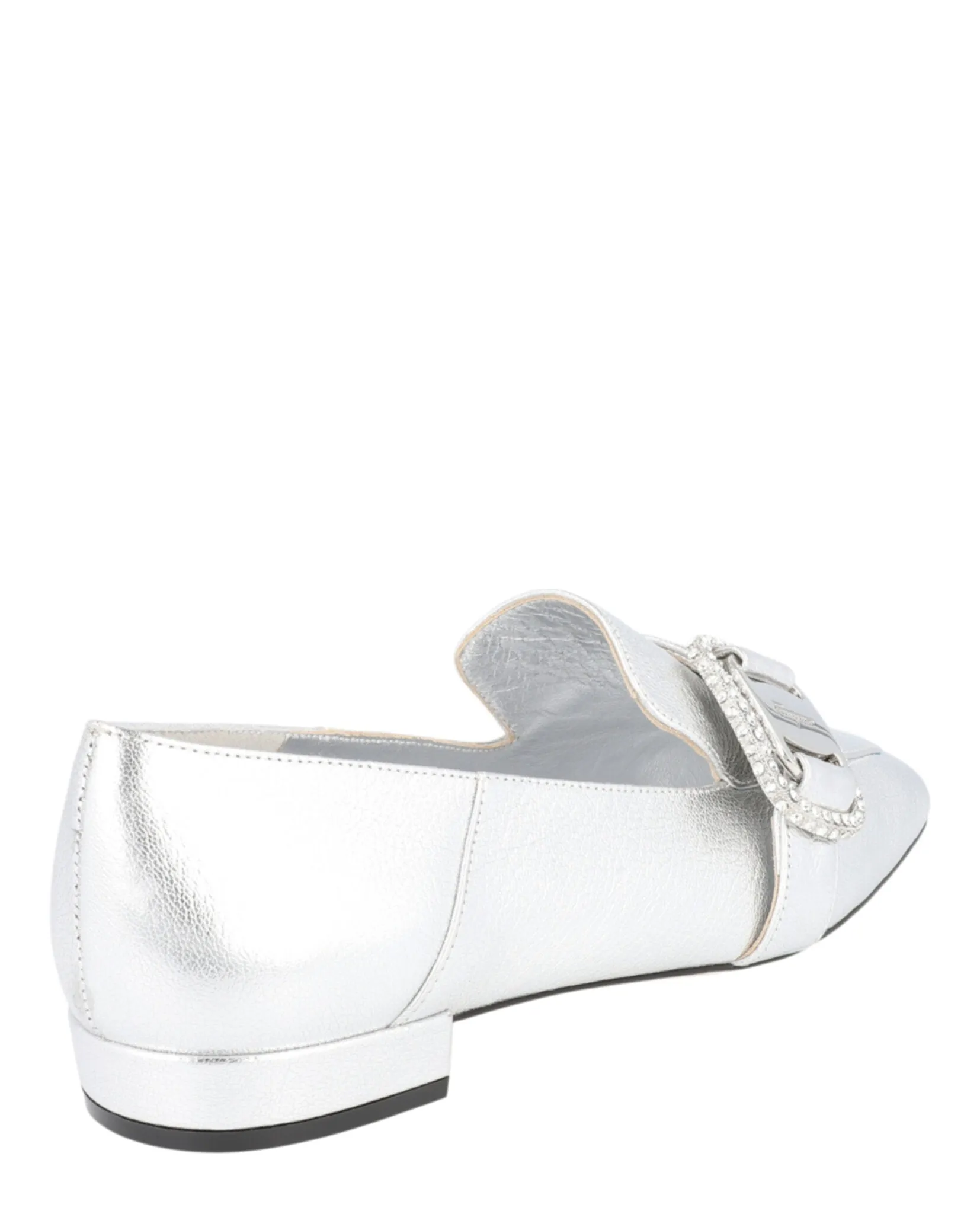 Wang 10 Metallic Leather Loafers