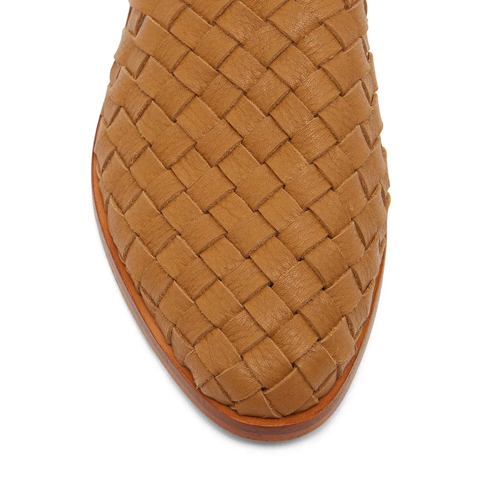 Watson Slide in Tan Leather