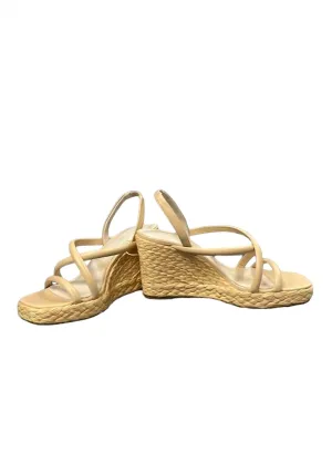 Wilder Wedge Sandal In Cream