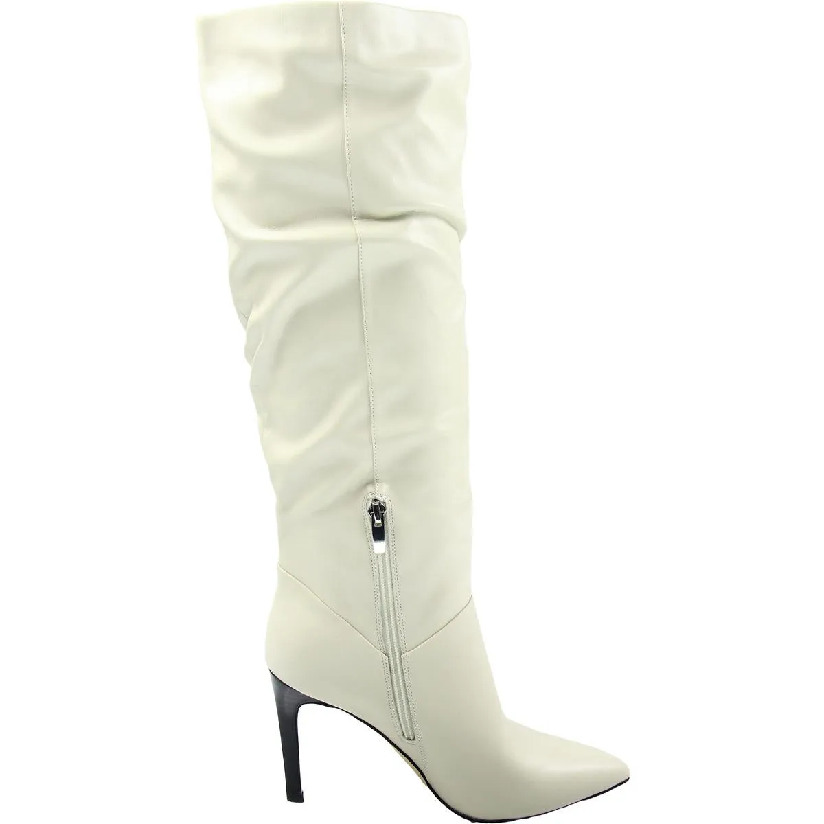 WNPERINO3 Womens Zipper Manmade Knee-High Boots