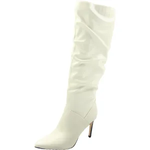 WNPERINO3 Womens Zipper Manmade Knee-High Boots