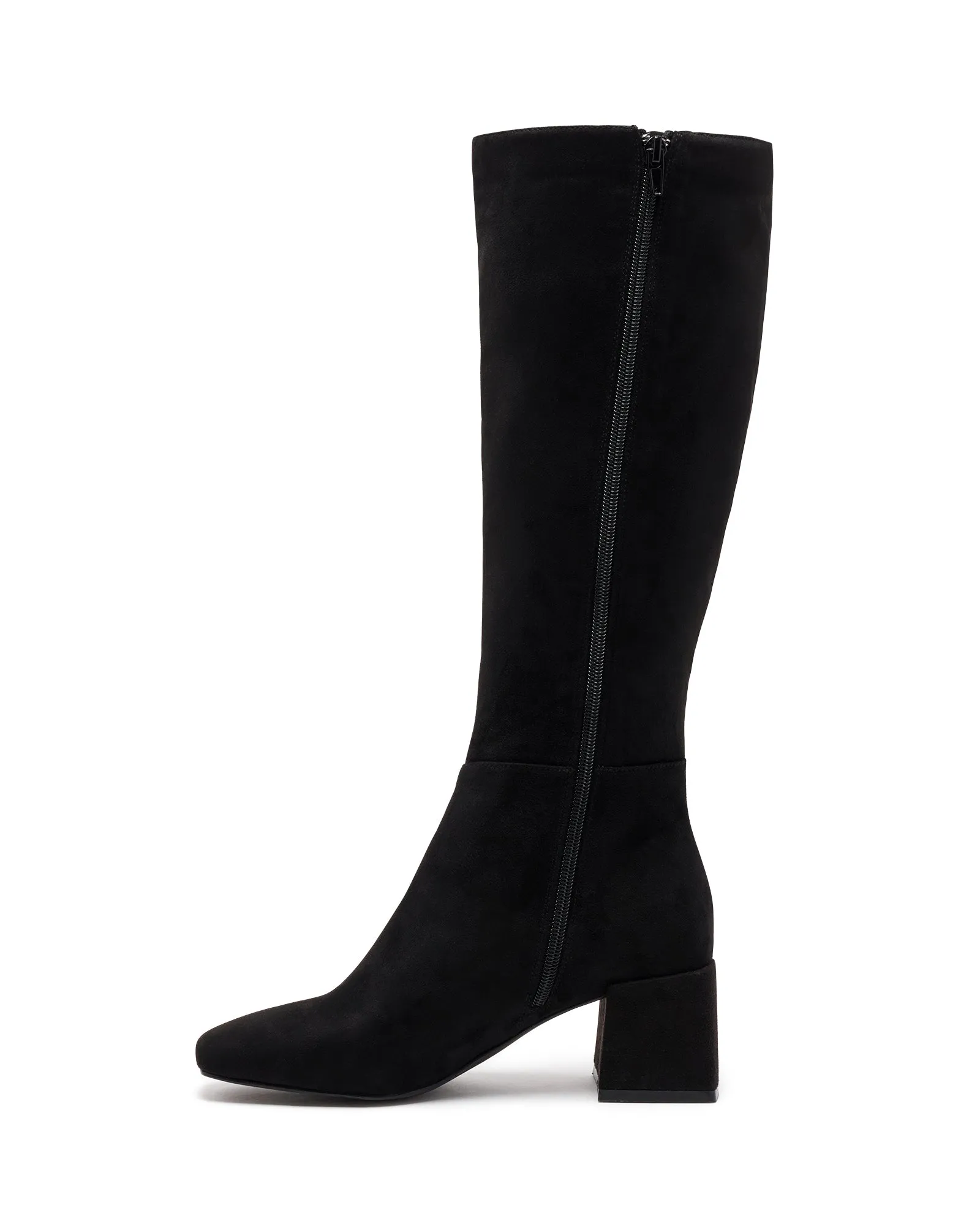 Wolf Tall Boot Black Suede